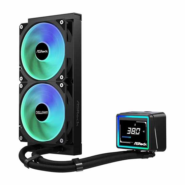 ASRock Challenger 240 Digital 簡易水冷CPUクーラー ブラック
