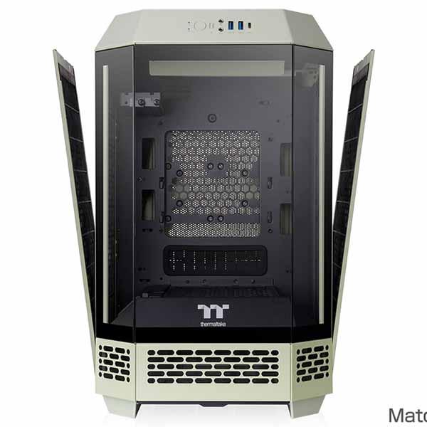 【アウトレット特価・新品】Thermaltake The Tower 250 Matcha Green ミニタワー型PCケース マッチャグリーン｜CA-1Z9-00SEWN-00