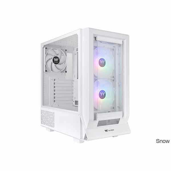 【アウトレット特価・新品】Thermaltake Ceres 350 MX Snow 交換可能な2種類のフロントパネルを付属 ミドルタワー型PCケース ホワイト｜CA-1Z3-00M6WN-00_1
