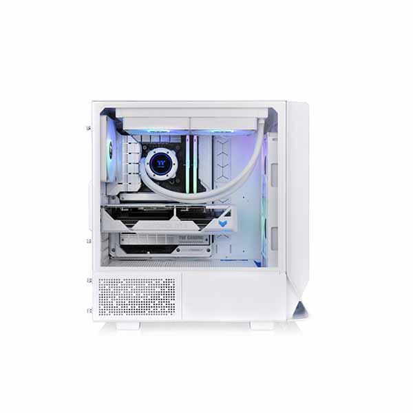 【アウトレット特価・新品】Thermaltake Ceres 350 MX Snow 交換可能な2種類のフロントパネルを付属 ミドルタワー型PCケース ホワイト｜CA-1Z3-00M6WN-00_3