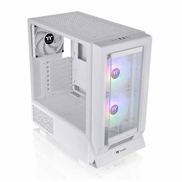 【アウトレット特価・新品】Thermaltake Ceres 350 MX Snow 交換可能な2種類のフロントパネルを付属 ミドルタワー型PCケース ホワイト｜CA-1Z3-00M6WN-00_5
