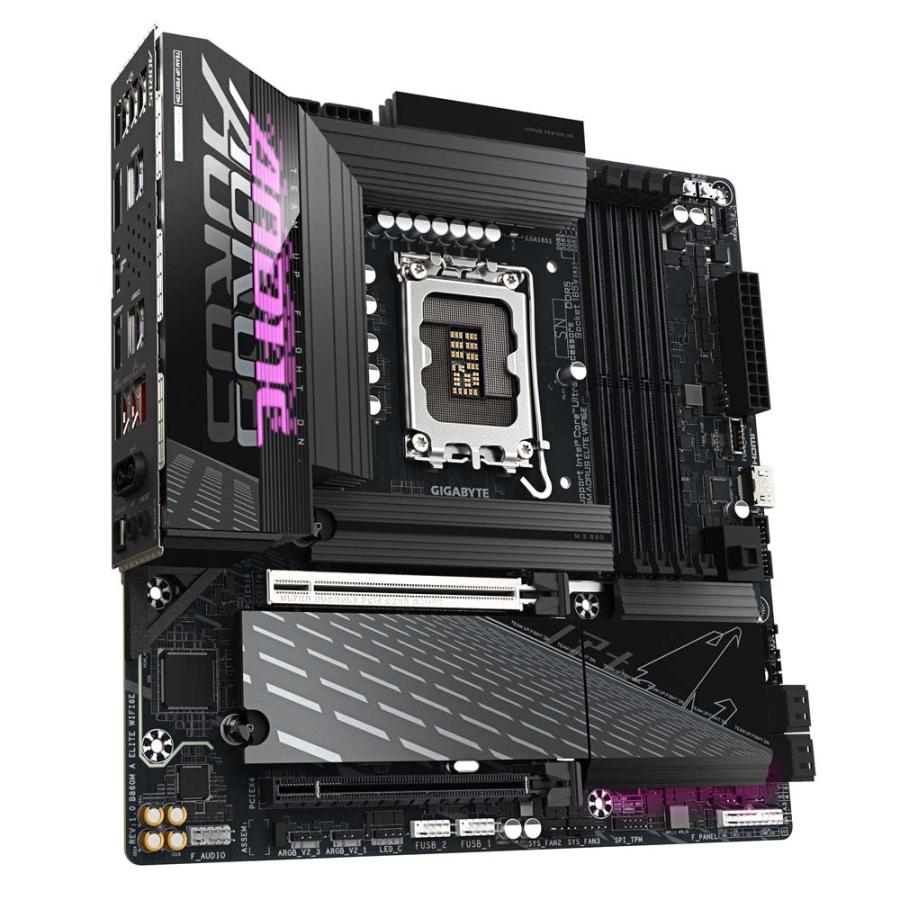 【アウトレット特価・新品】GIGABYTE B860M AORUS ELITE WIFI6E Micro ATXマザーボード｜B860M A ELITE WIFI6Eの画像