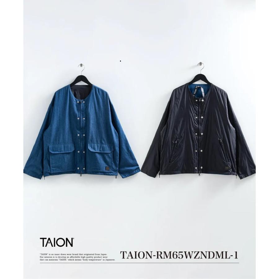 TAION ノンダウン ミリタリー リバーシブル M65 ライナージャケット