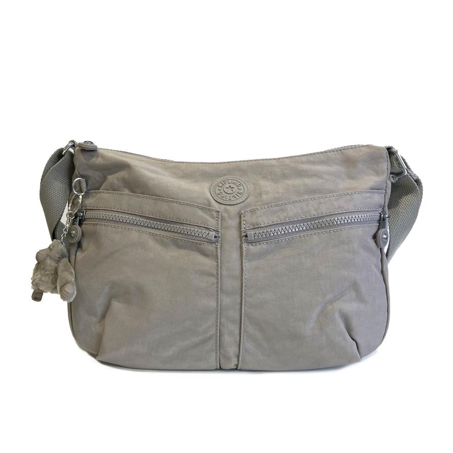 【並行輸入品】キプリング kipling IZELLAH レディース ショルダーバッグ 軽量 旅行 ナイロンバッグ  イゼラー K02144 89L GREY GRIS グレーの画像