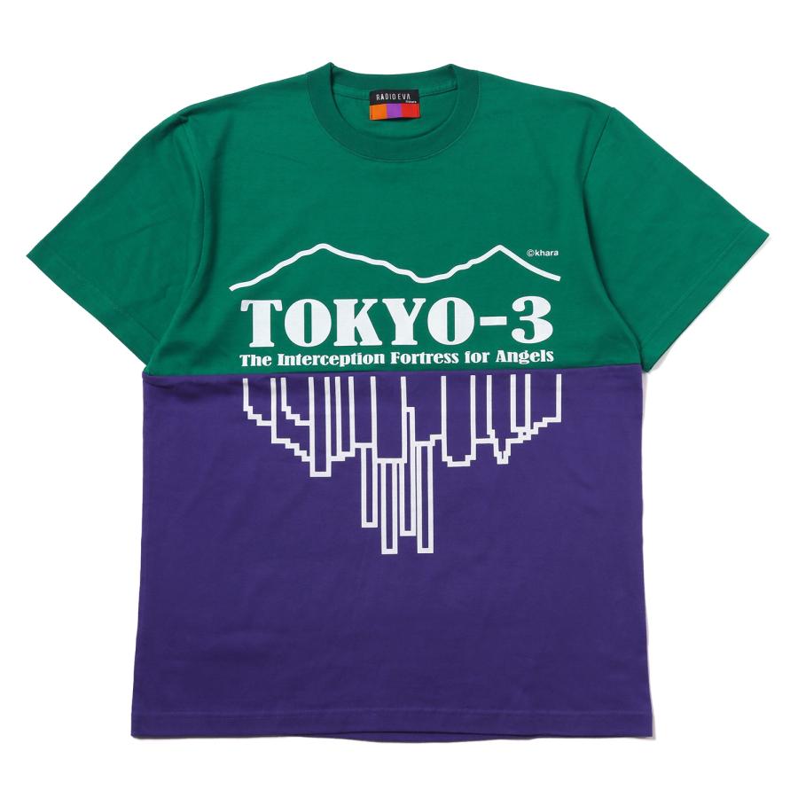 TOKYO-3 2Tone T-Shirt β (GREEN×PURPLE)｜itempost｜12