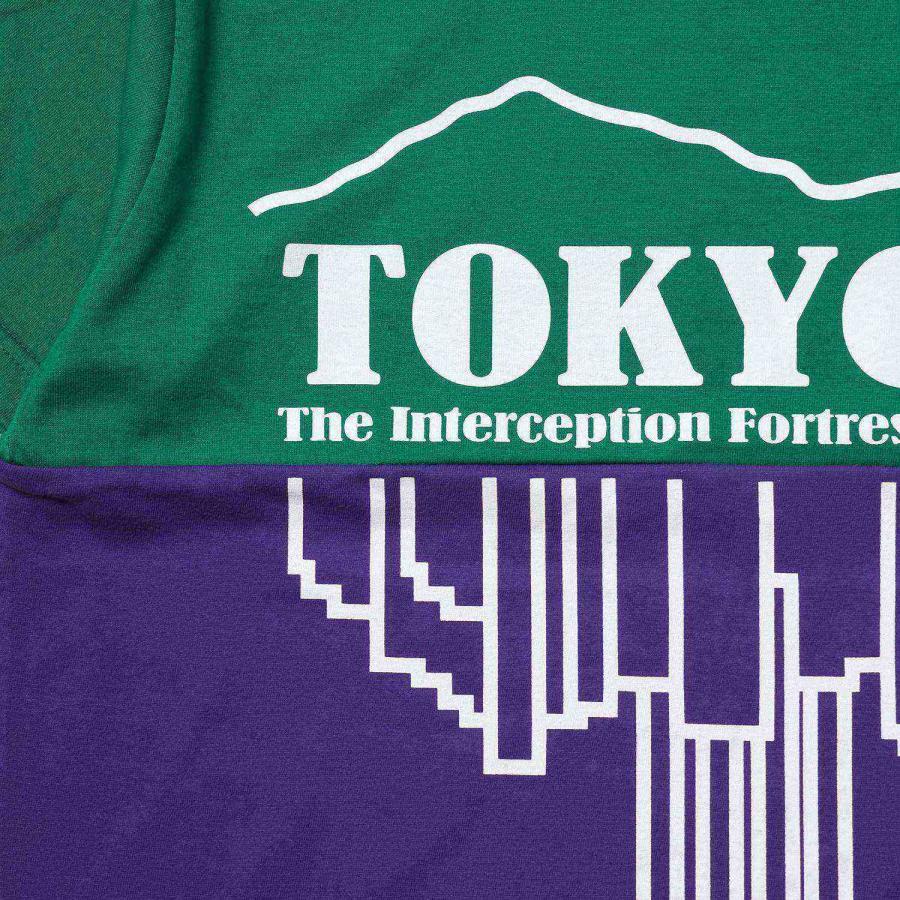 TOKYO-3 2Tone T-Shirt β (GREEN×PURPLE)｜itempost｜03