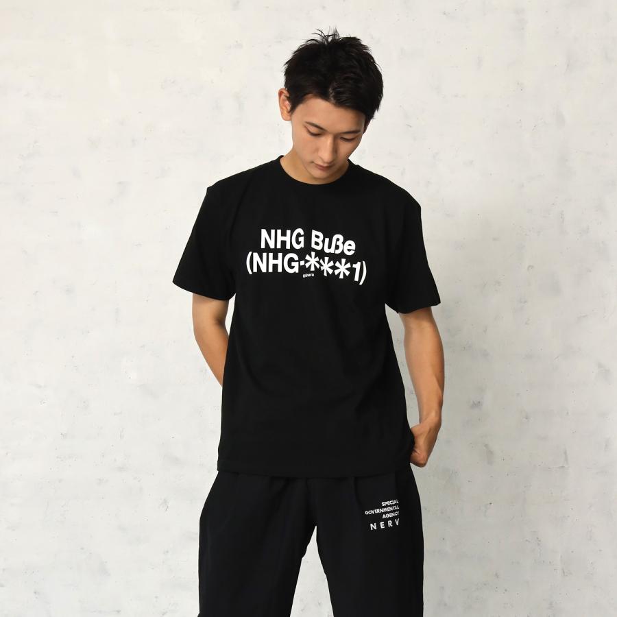 EVANGELION LETTER T-Shirt (BLACK(Calvary Base))｜itempost｜09