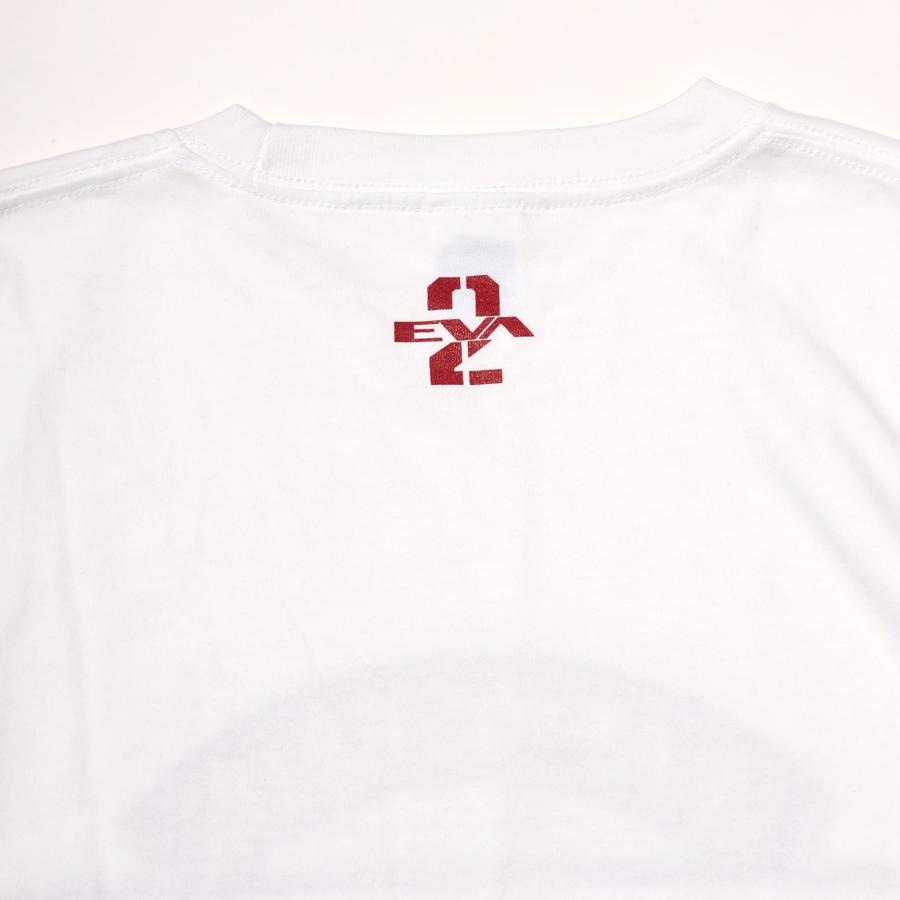 EVANGELION × MARION CREPES T-Shirt (WHITE(EVA-02))｜itempost｜05