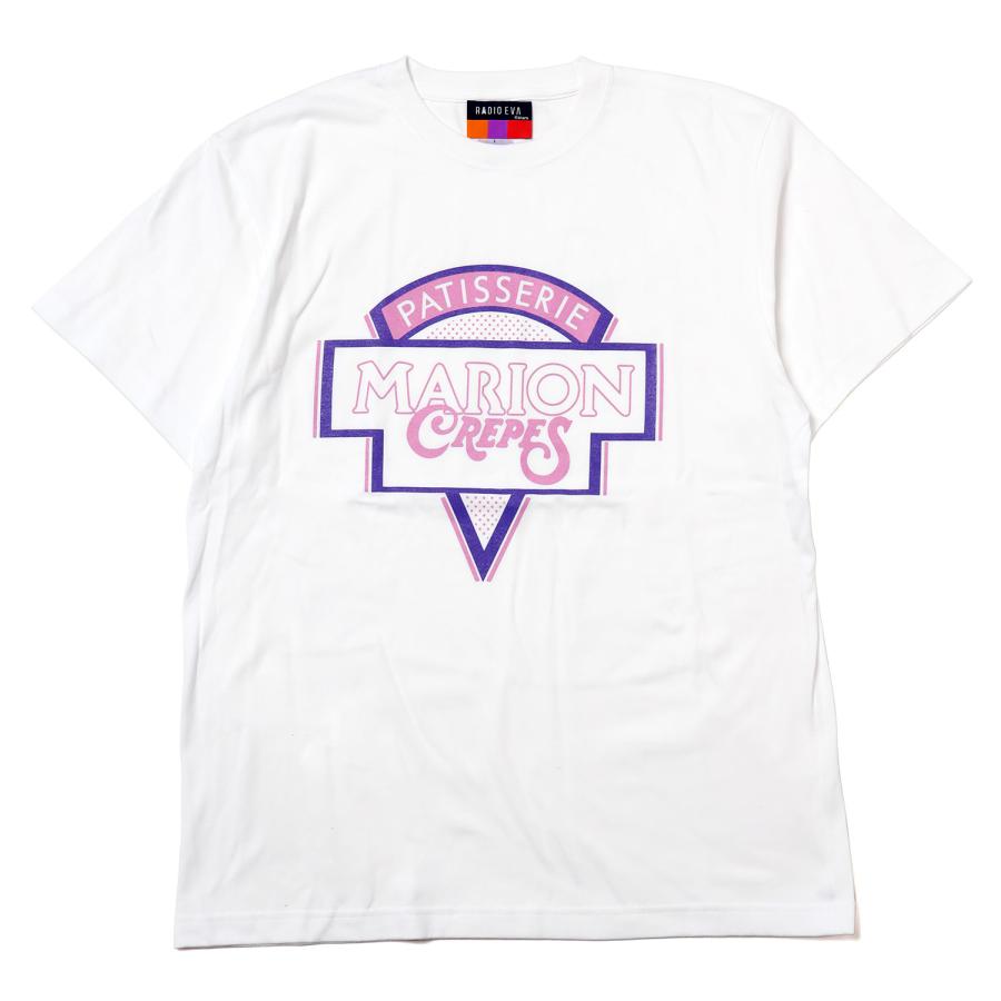 EVANGELION × MARION CREPES T-Shirt (WHITE(EVA-08))｜itempost｜02