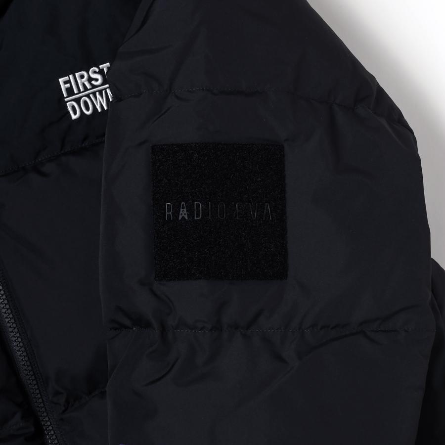 【新品未使用】FIRST DOWN エヴァンゲリオンモデル ダウンジャケット EVANGELION REVERSIBLE BUBBLE DOWN JACKET by FIRST (BLACK×BLACK