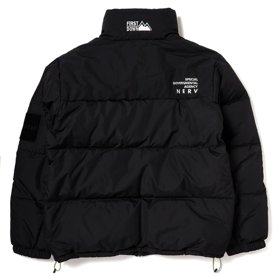 EVANGELION REVERSIBLE BUBBLE DOWN JACKET by FIRST (BLACK×BLACK