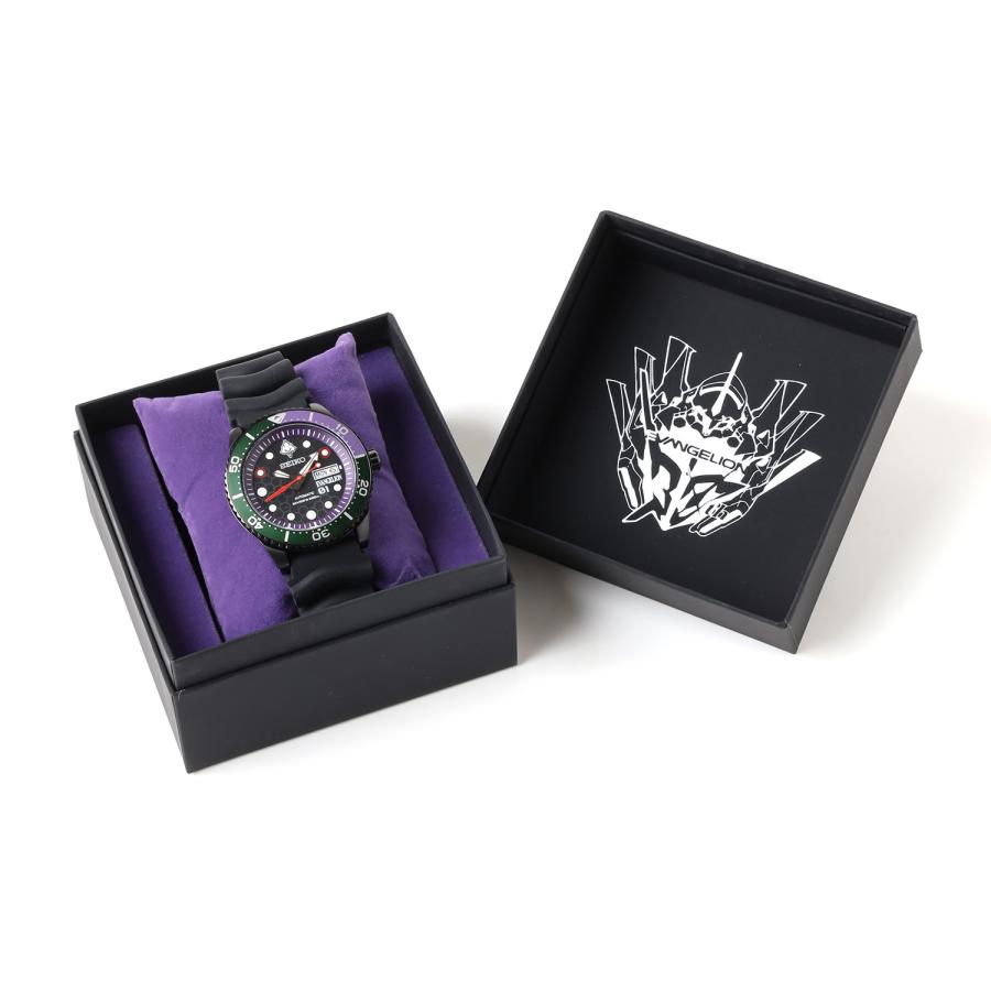 EVA×NOTICE ダイバーウォッチ ドットVer EVA-01 EVA-01 DIVER'S WATCH （EVA-01 MODEL） : shopooo by GMO - 通販