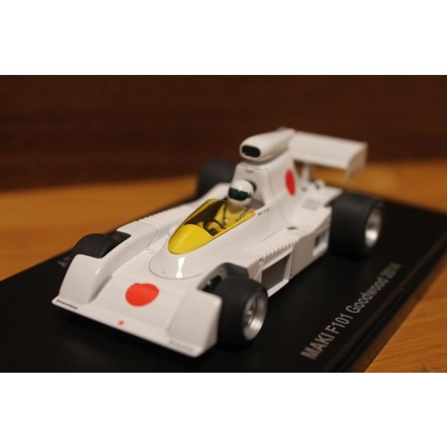 KBモデル（広島企画） 1/43 MAKI F101 グッドウッドフェスティバル 2014 ガンレイ フィギュア付 KBX003の画像