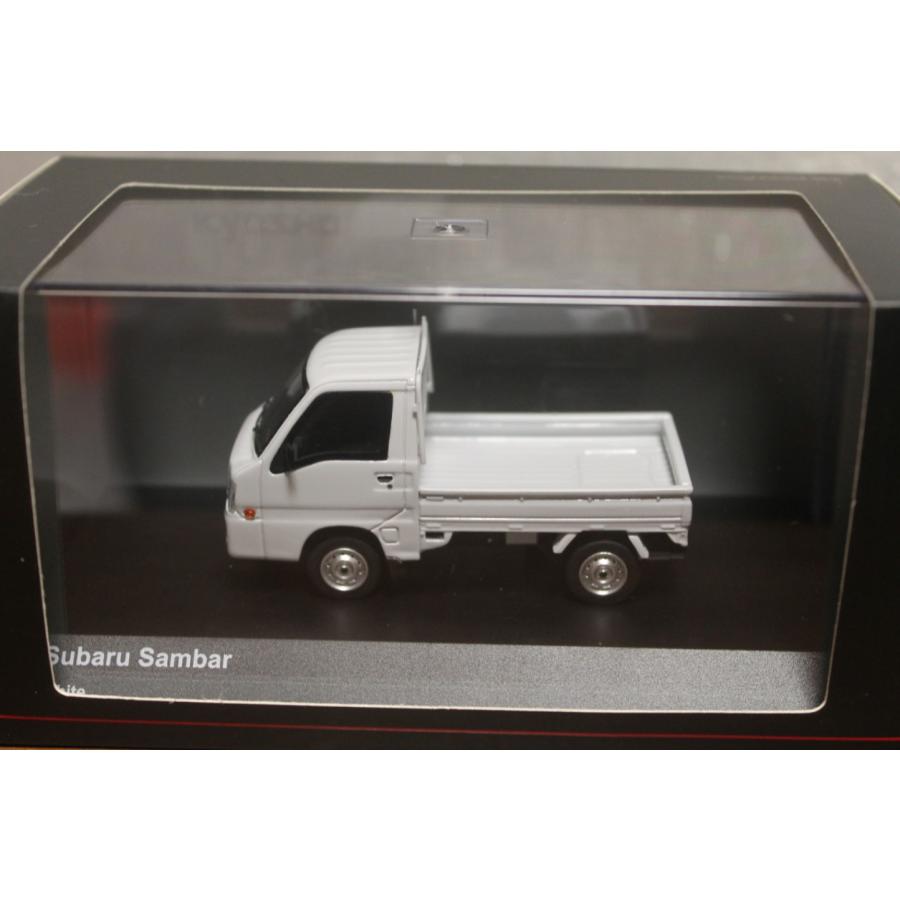 京商1/43 スバル サンバー 軽トラ ホワイト KSR43107W : shopooo