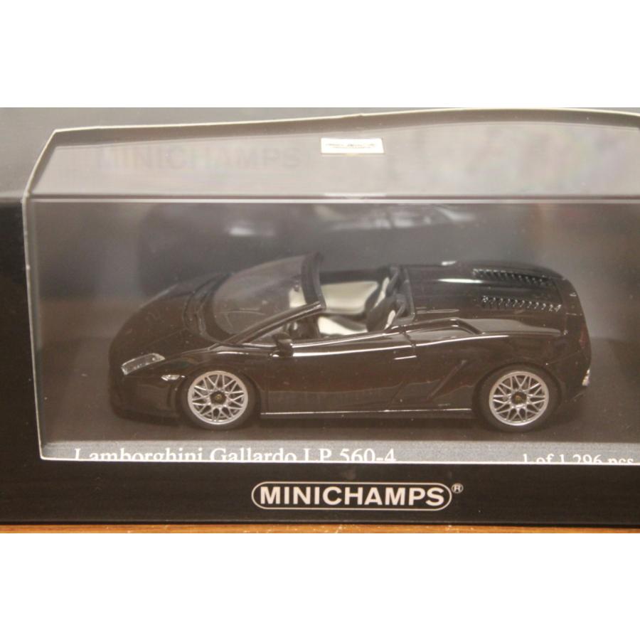 MINICHAMPS1/43　ランボルギーニ　ガヤルドLP560-4　スパイダー　2009　ブラック　400103830_3
