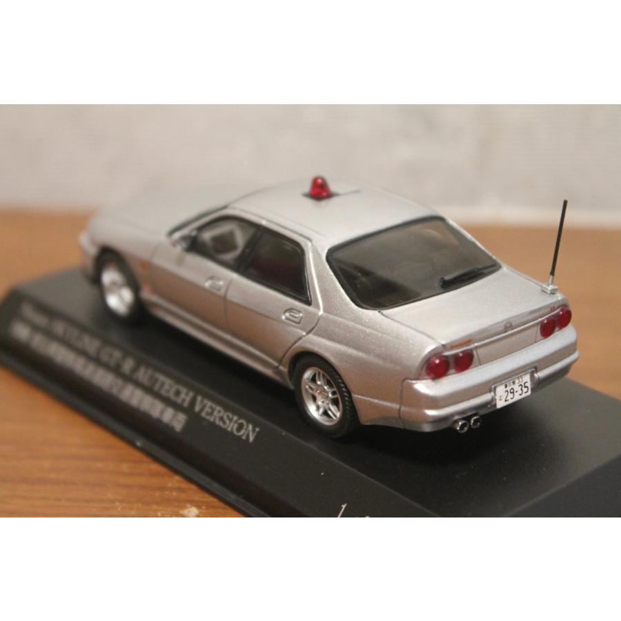 レイズ1/43 日産 スカイラインGT-R オーテックversion パトカー1998
