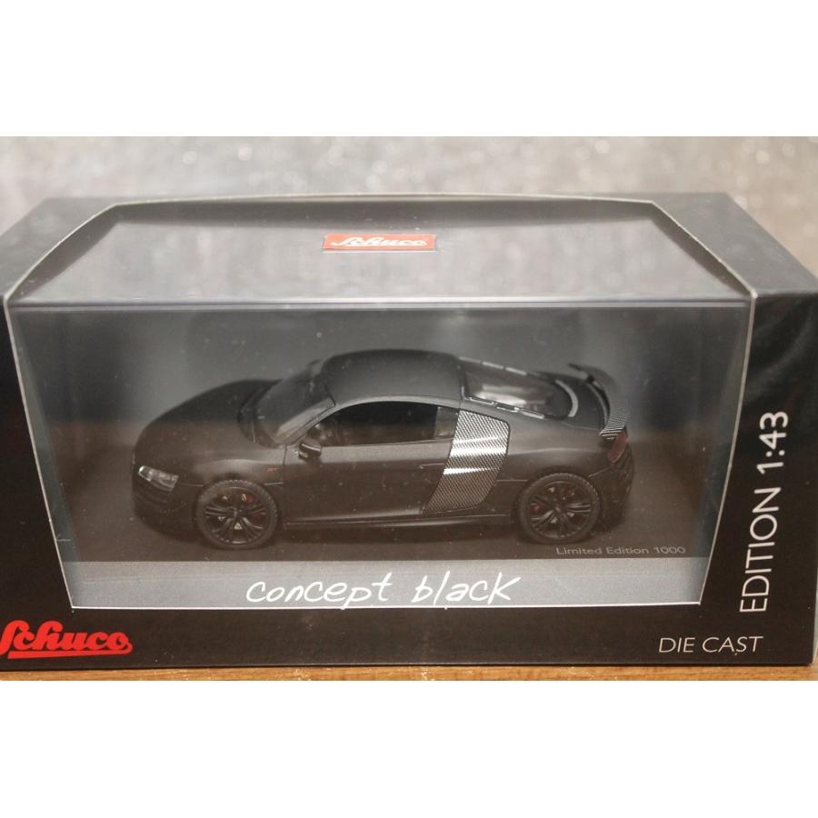 シュコー1/43 アウディR8 GT マットブラック「コンセプトブラック
