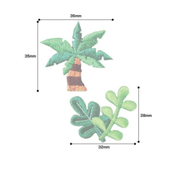 23087　ワッペン（木＆植物）  アイロン接着タイプ｜itempost｜03