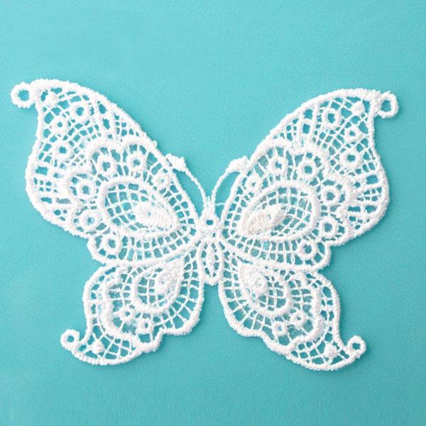 レースモチーフワッペン 丸い蝶 1 Psfan 4566 Shopooo By Gmo 通販 Yahoo ショッピング