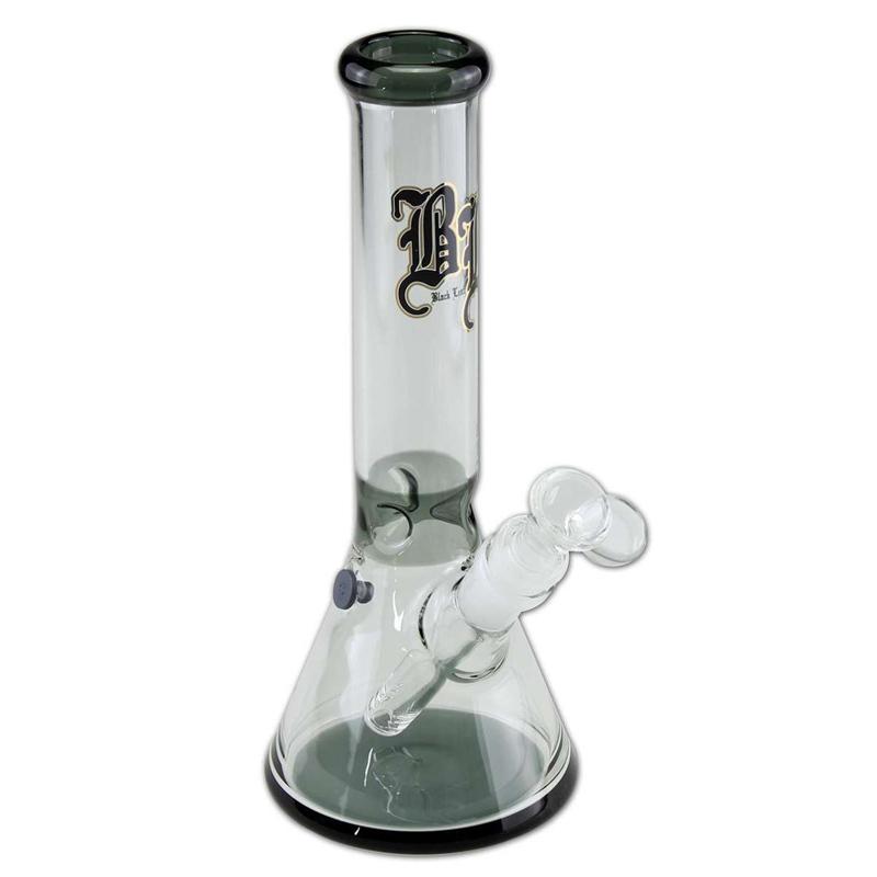 男性に人気！ quot;Black Leafquot; Flask Glass Bong Ice Titan