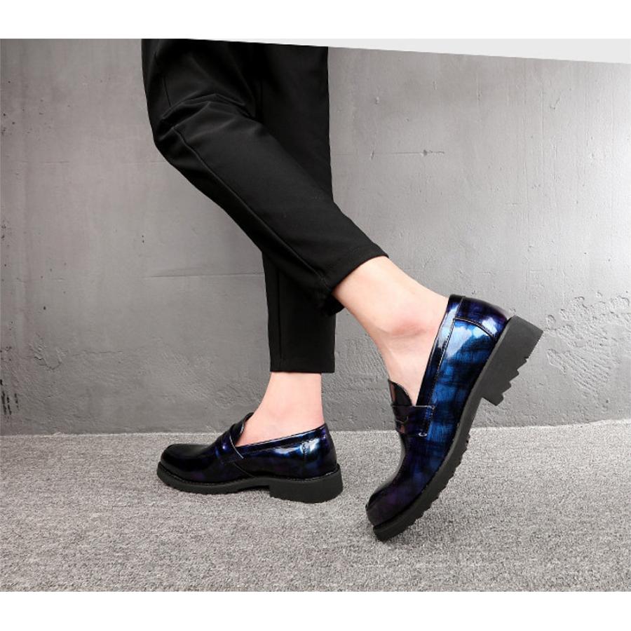 光沢 エナメルローファー 【メンズビジカジアイテム!!】#Shoes23