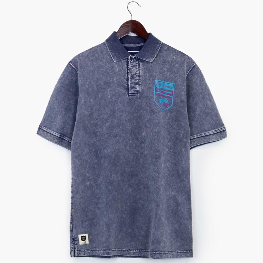 EMBLEM PIGMENT POLO SHIRT BIG SIZE｜itempost｜04