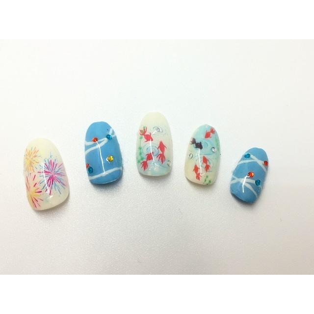 Retour ネイルチップ つけ爪 オートネイル プリントネイル 金魚 ヨーヨー 水色 かわいいデザインネイルチップ 夏ネイル 結婚式 披露宴 二次会 入学式 1 Retour 146 Shopooo By Gmo 通販 Yahoo ショッピング