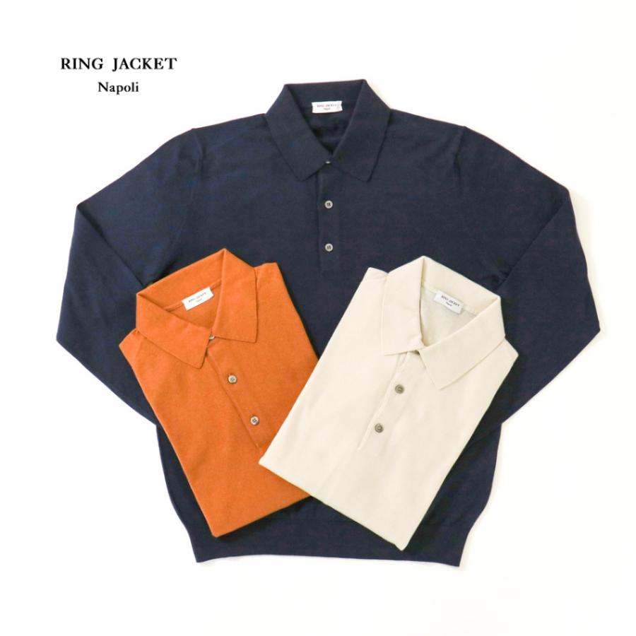 RING JACKET Napoli リングヂャケットナポリ コットン・カシミヤ長袖 