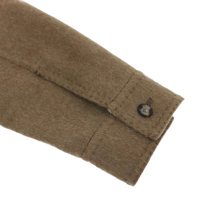 RING JACKET Napoli ダブルフェイスウール・カシミヤ 3rdタイプジャケット【ブラウン/無地】の画像
