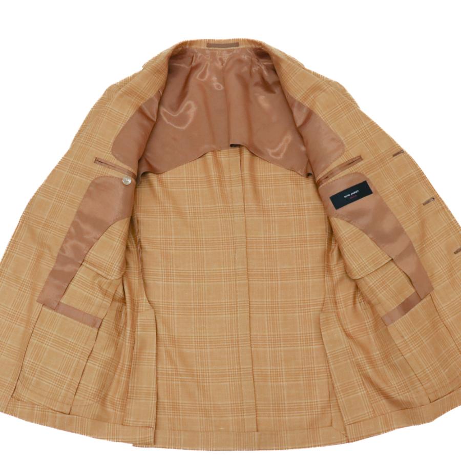 Model NO-254 3Bジャケット【イエロー/グレンチェック】 PIACENZA/ALASHAN BREEZEの画像