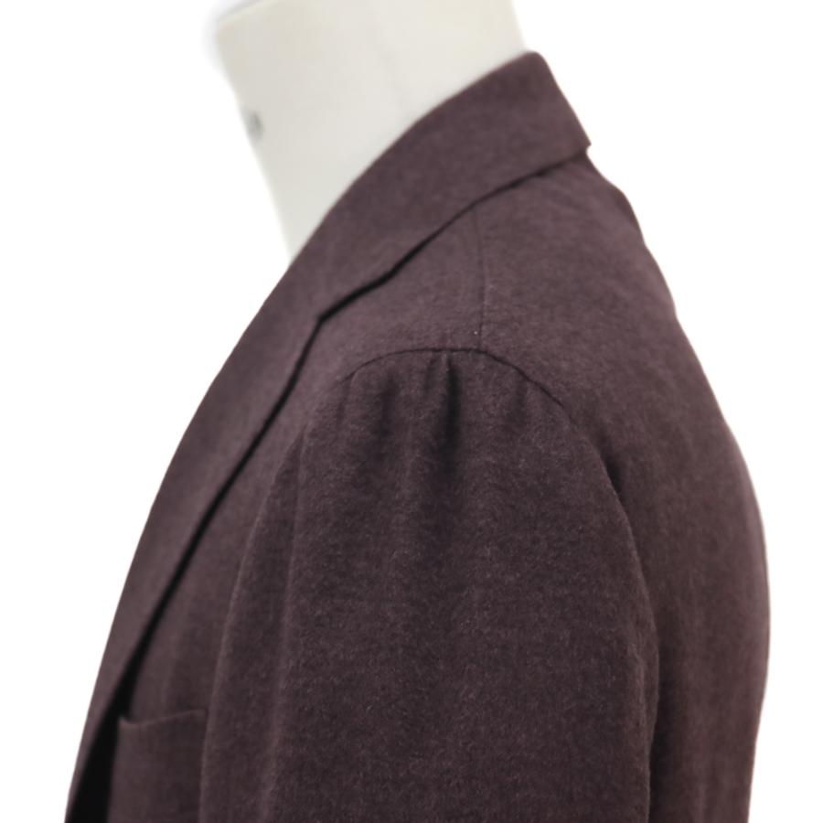 Model NO-254 ジャケット CASHMERE×SILK【ボルドー/無地】の画像