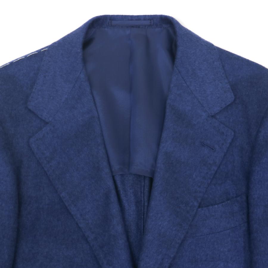 Model NO-286 ジャケット CASHMERE×SILK【ネイビー/無地】の画像