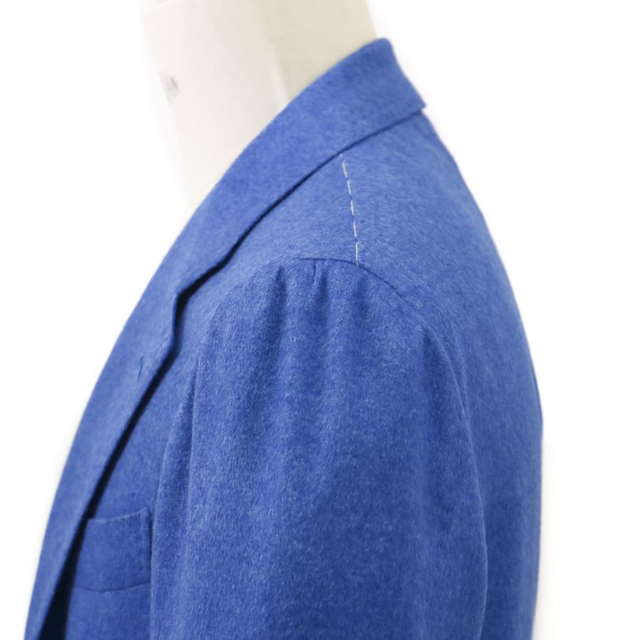 Model NO-286 ジャケット CASHMERE×SILK【ブルー/無地】の画像