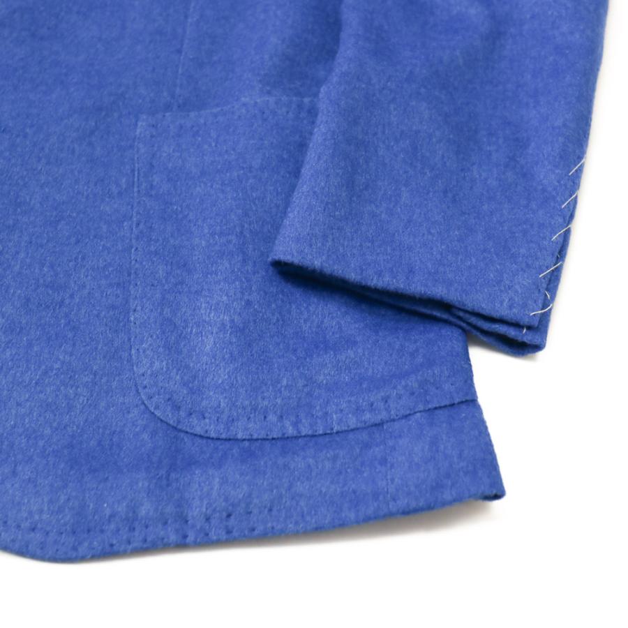 Model NO-286 ジャケット CASHMERE×SILK【ブルー/無地】の画像
