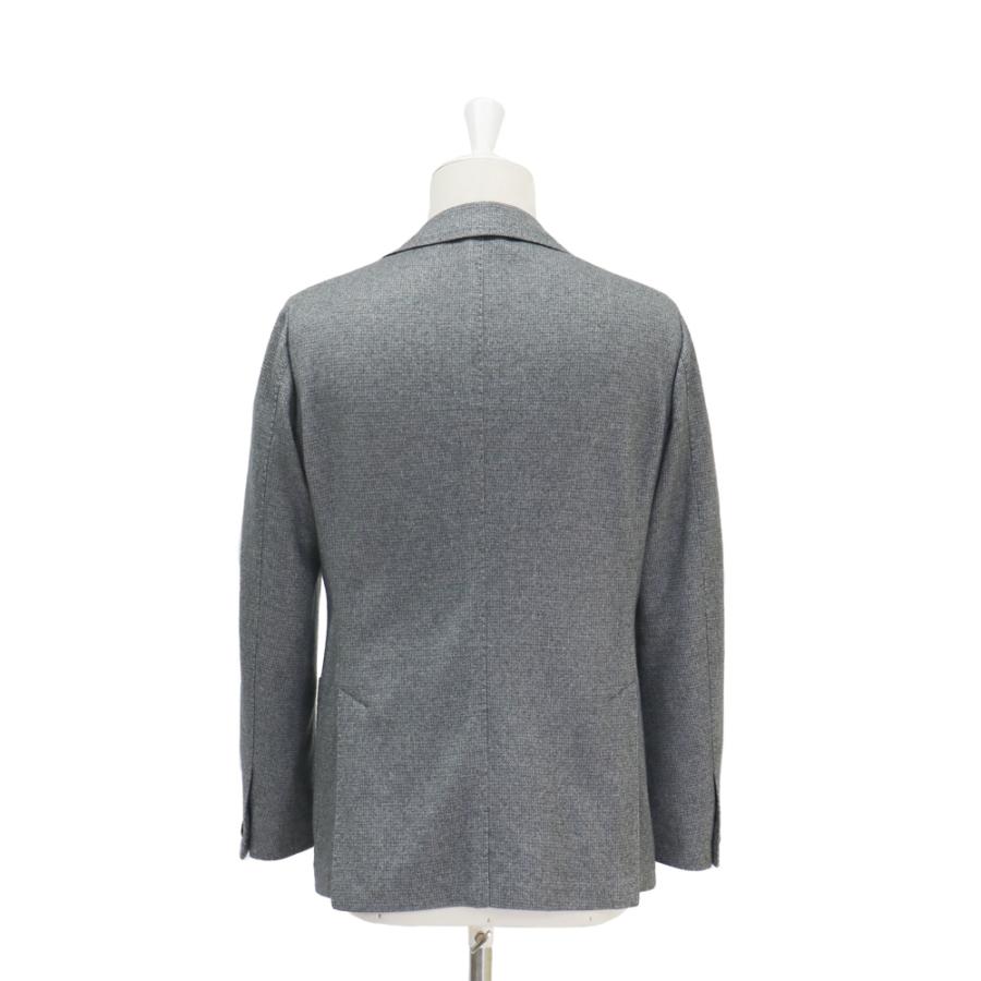 Model NO-297 ジャケット CASHMERE×SILK JERSEY 【グレー/無地】の画像