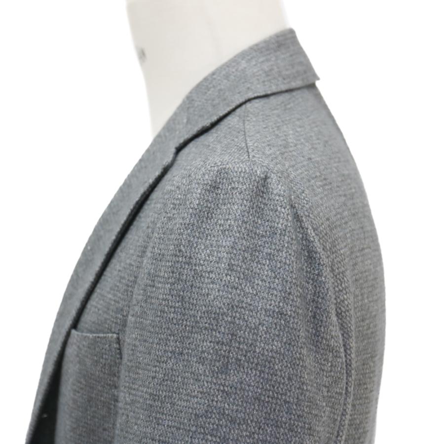 Model NO-297 ジャケット CASHMERE×SILK JERSEY 【グレー/無地】の画像