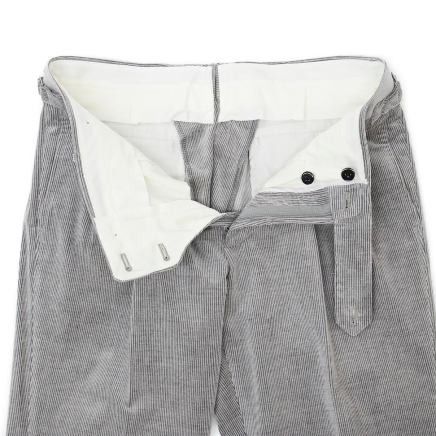 Model NO-296/S-178 スーツ CASHMERE CORDUROY 【ライトグレー/無地】の画像