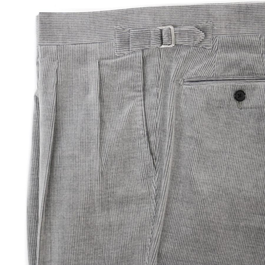 Model NO-296/S-178 スーツ CASHMERE CORDUROY 【ライトグレー/無地】の画像