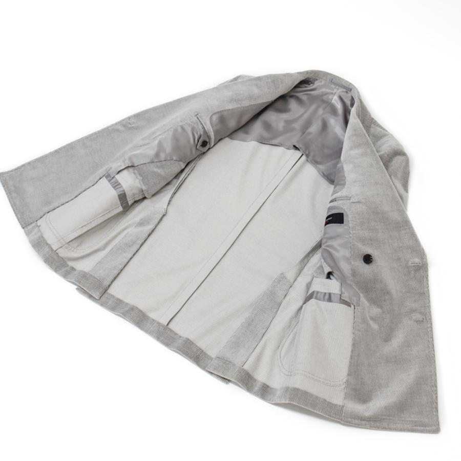 Model NO-296/S-178 スーツ CASHMERE CORDUROY 【ライトグレー/無地】の画像