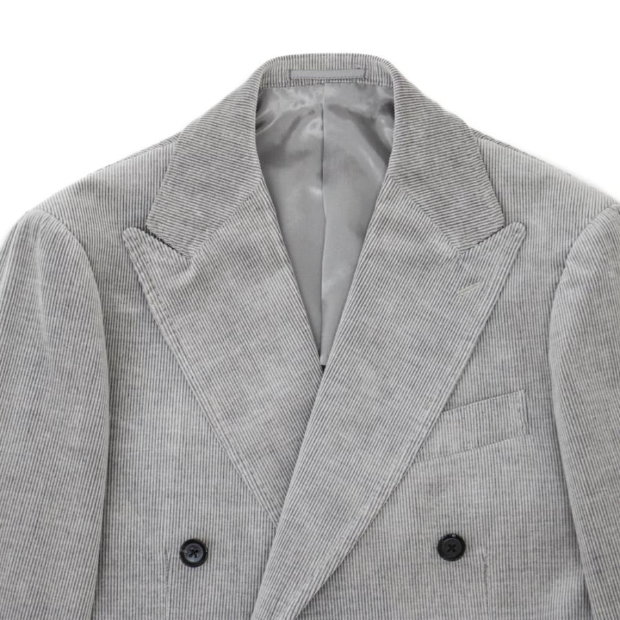 Model NO-296/S-178 スーツ CASHMERE CORDUROY 【ライトグレー/無地】の画像