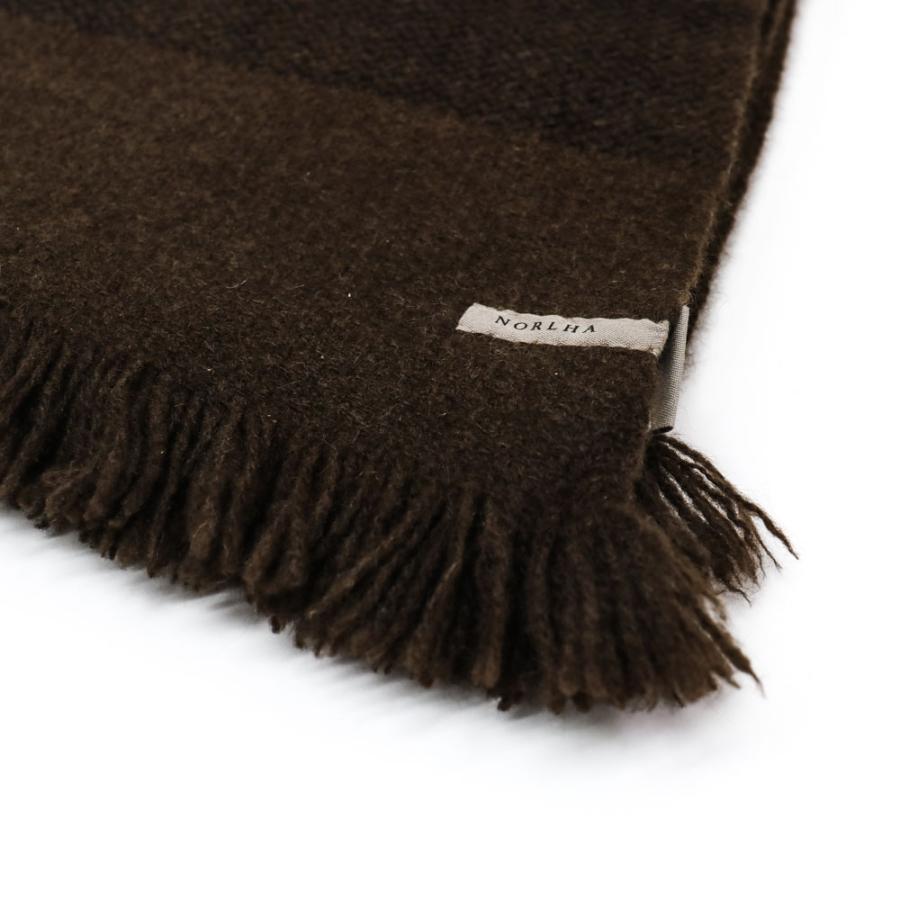 NORLHA ノラ NOMAD NETS ヤクストール【グレージュ×ホワイト・ブラウン