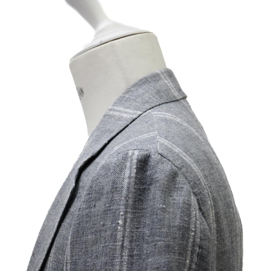 Model NO-286 4者混 ライトグレーストライプ ジャケット ジャケット / Jacketの画像