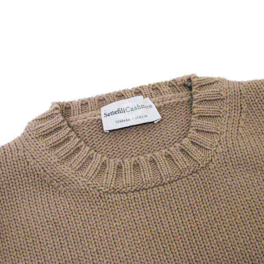 Settefili Cashmere セッテフィーリカシミア コットン ナイロン クルー
