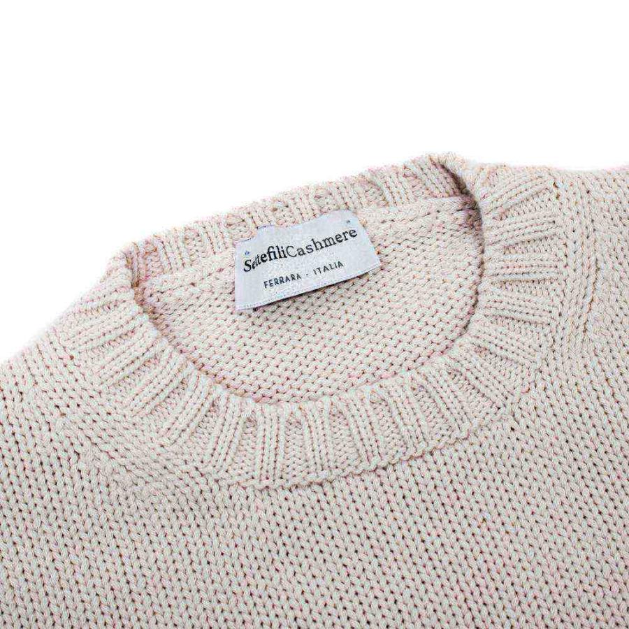 Settefili Cashmere セッテフィーリカシミア コットン ナイロン クルー