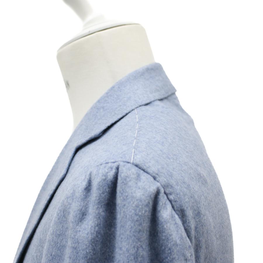 カシミヤ ジャケット ブルー Model No-254の画像
