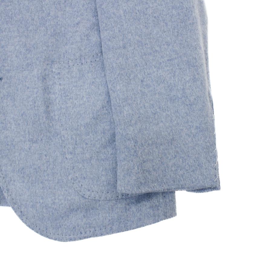 カシミヤ ジャケット ブルー Model No-254の画像