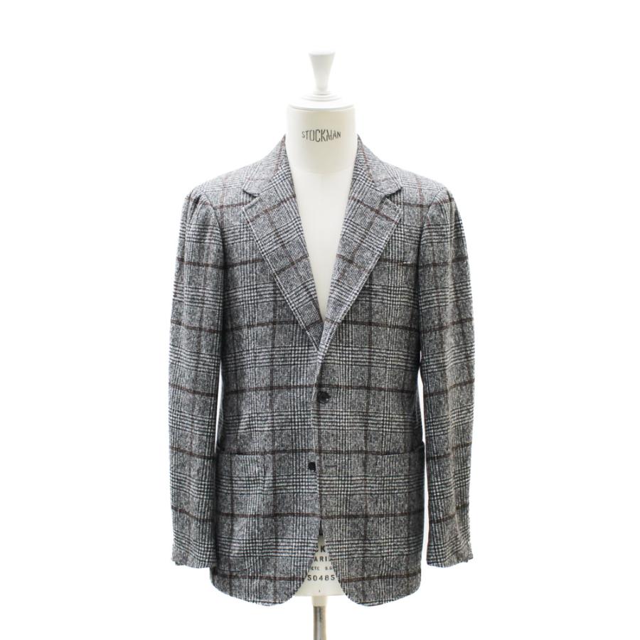 アルパカ×ウール ジャケット ブラウン Model No-286の画像