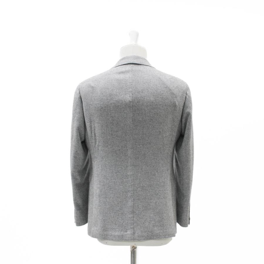 ファンシーカシミヤ ストレッチジャケット ライトグレー Model No-307の画像