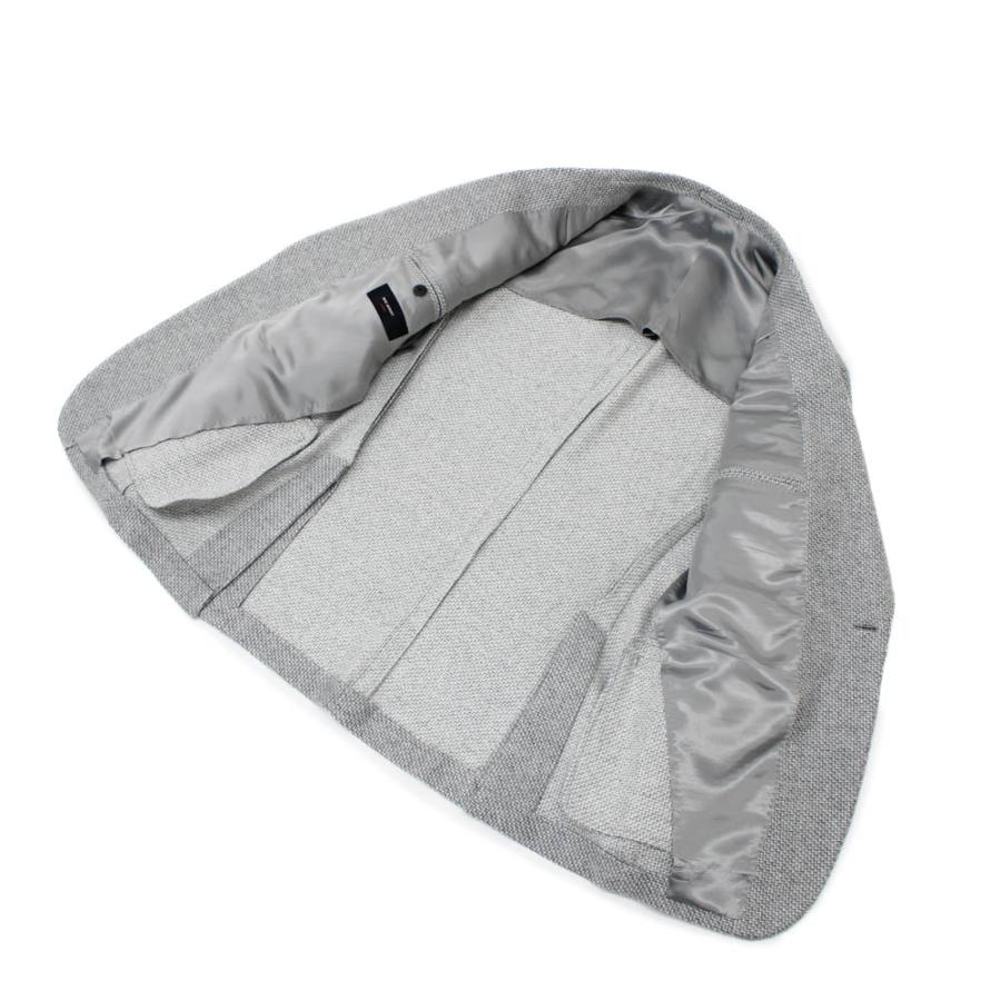 ファンシーカシミヤ ストレッチジャケット ライトグレー Model No-307の画像