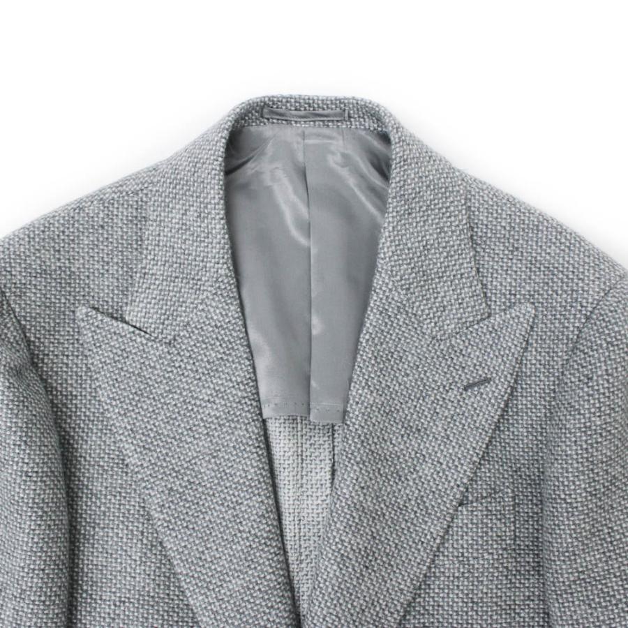 ファンシーカシミヤ ストレッチジャケット ライトグレー Model No-307の画像